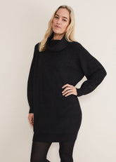 Alyssa Knitted Dress - Charcoal
