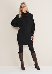 Alyssa Knitted Dress - Charcoal