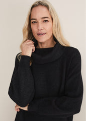 Alyssa Knitted Dress - Charcoal