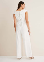 Liberty Tux Jumpsuit - Ivory