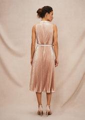 Simara Sequin Dress - Rose Gold