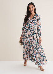 Petite Averie Floral Maxi Dress - Multi-Coloured