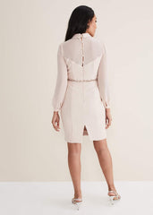 Petite Avah Embellished Bodycon Dress - Antique Rose
