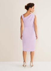 Emmie Asymmetric Hem Dress - Crocus