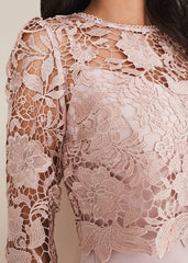Petite Adeline Double Layer Dress - Antique Rose