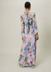 Selene Printed Maxi Dress - Multi-Coloured