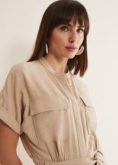 Lyla Stone Wide Leg Jumpsuit - Stone