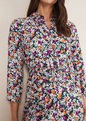 Tana Floral Midaxi Dress - Multi-Coloured