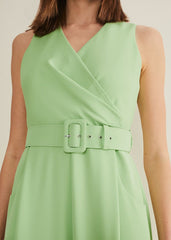 Lissia Green Wide Leg Jumpsuit - Apple Green