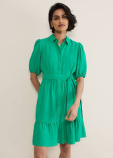 Sue Green Swing Mini Dress - Green