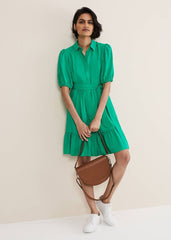 Sue Green Swing Mini Dress - Green