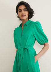 Sue Green Swing Mini Dress - Green
