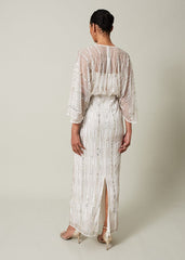 Melanie Embellished Maxi Dress - Ivory