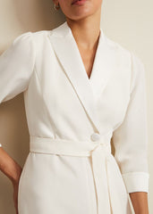 Kylie Tux Jumpsuit - Ivory