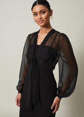 Freesia Black Maxi Dress - Black