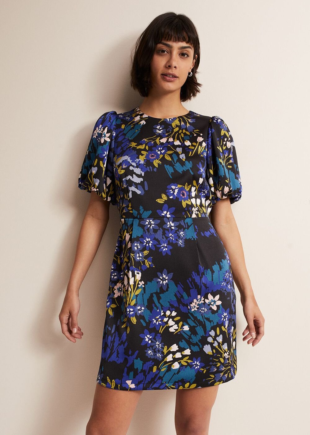 Lanna Floral Mini Dress - Multi-Coloured
