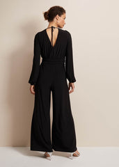 Janece Black Wide Leg Jumpsuit - Black