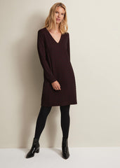 Lianna Geo Mini Dress - Burgundy