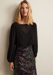 Angel Sequin Mini Dress - Multi-Coloured