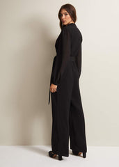 Audrey Black Wide Leg Jumpsuit - Black