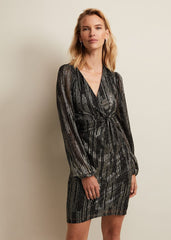 Laylin Sparkly Mini Dress - Bronze