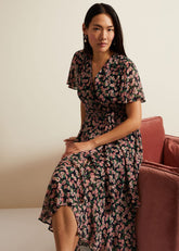 Juliette Fil Coupe Print Dress - Multi-Coloured