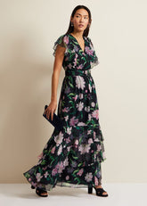 Leonie Floral Maxi Dress - Multi-Coloured