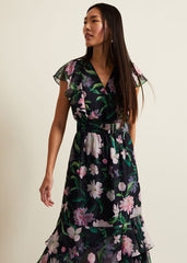 Leonie Floral Maxi Dress - Multi-Coloured