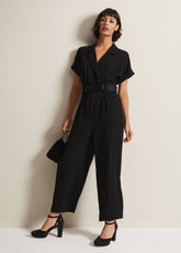 Constance Black Wide Leg Jumpsuit - Black