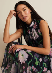 Lucinda Floral Dress - Multi-Coloured