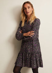 Dolly Snake Swing Dress - Purple