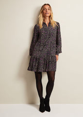 Dolly Snake Swing Dress - Purple