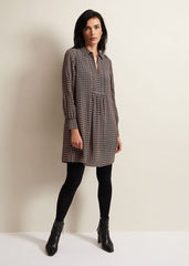 Fran Geo Swing Dress - Black/Multi