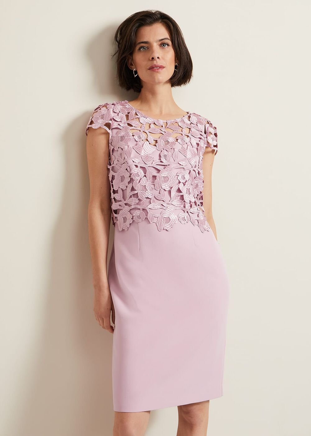 Tallula Lace Dress - Pink