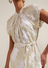 Kerena Shimmer Maxi Dress - Multi-Coloured