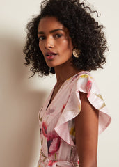 Rhiannon Sequin Printed Jumpsuit - Multi-Coloured