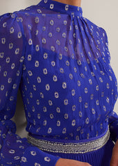 Charley Fil Coupe Maxi Dress - Purple