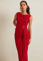 Petite Donna Maxi Dress - Red