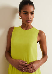 Sara Tiered Maxi Dress - Lime