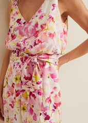 Ethel Floral Wide Leg Jumpsuit - Multi-Coloured