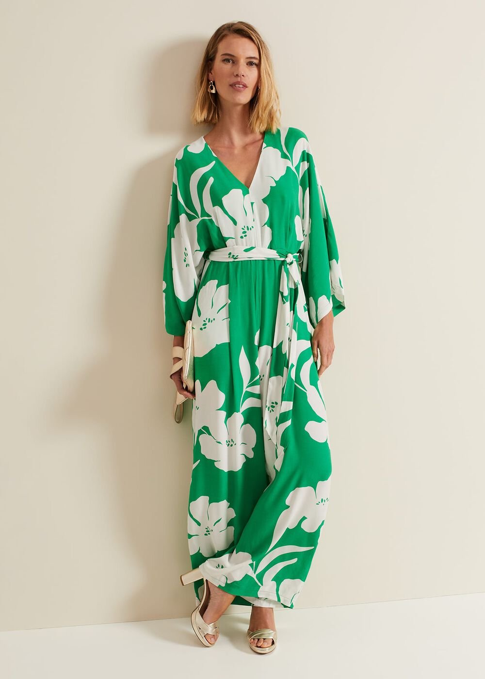 Bernice Print Jumpsuit - Multi-Coloured