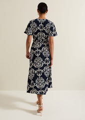 Julissa Printed Dress - Multi-Coloured