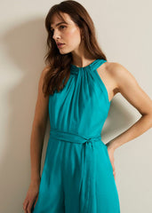 Susanna Silk Jumpsuit - Green