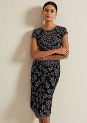 Clarinda Tapework Dress - Multi-Coloured