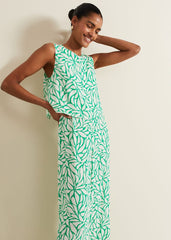 Aubrey Geo Jumpsuit - Green