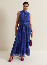 Petite Sofia Print Maxi Dress - Multi-Coloured