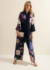Annia Floral Print Jumpsuit - Multi-Coloured