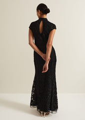 Wenda Tapework Maxi Dress - Multi-Coloured