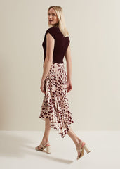 Maya Woven Hem Geo Dress - Multi-Coloured