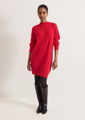Eliana Jumper Dress - Red